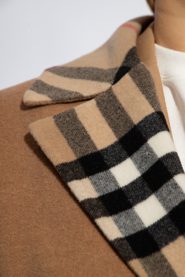 BURBERRY X POP TRADING COMPANY - Beige Cashmere trench coat
